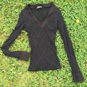 90s vintage sheer top